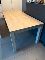 Gratis eettafel af te halen 220x90, Huis en Inrichting, Tafels | Eettafels, Ophalen, Gebruikt, 200 cm of meer, 50 tot 100 cm