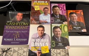 6 financiële boeken: Cashflow Kwadrant, In 10 Jaar Binnen,.. beschikbaar voor biedingen