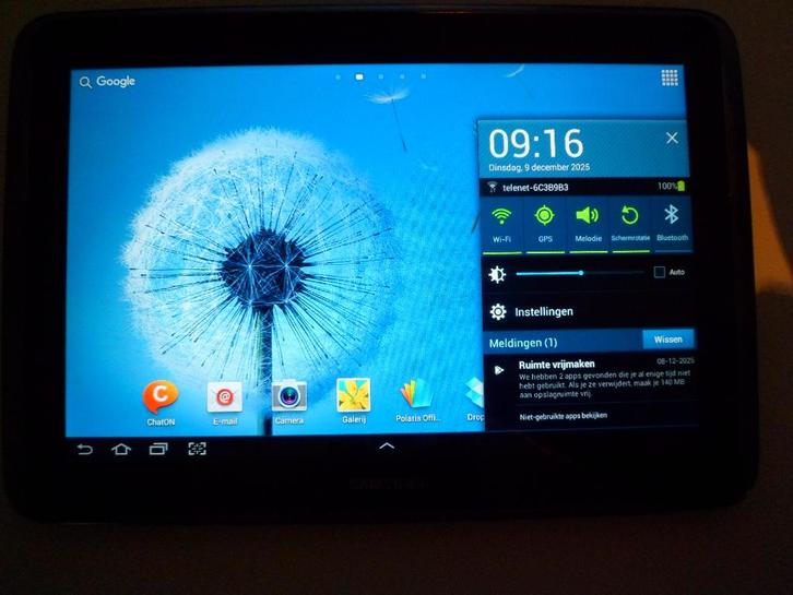SAMSUNG Tablet Galaxy Note 10.1/ GT-N8010 Android 4.1.2, Computers en Software, Android Tablets, Zo goed als nieuw, Wi-Fi, 10 inch