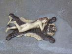 femme nue coucher en bronze signé, BERGMANN, Enlèvement ou Envoi, Bronze