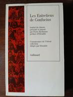 Les entretiens de Confucius, Confucius, Ophalen of Verzenden, Zo goed als nieuw, Algemeen