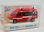 Ford Transit personenbus brandweer - Rietze 1/87, Envoi, Comme neuf, Voiture, Rietze