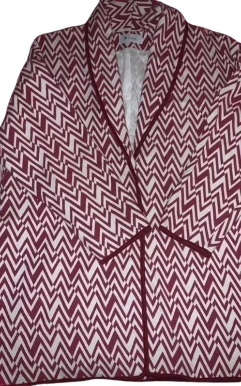 Jacquard jas maat 44, Nieuw, Kleding | Dames, Jassen | Zomer, Nieuw, Maat 42/44 (L), Rood, Verzenden