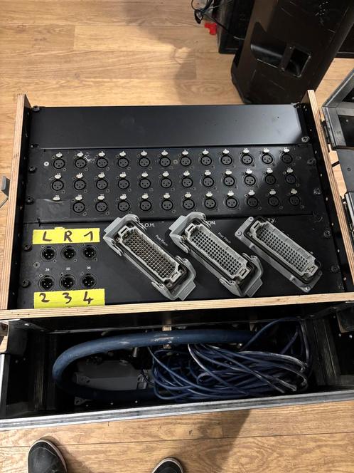 Multikabel Harting, stagebox, breakout, zonder case, Muziek en Instrumenten, Kabels en Stekkers, Zo goed als nieuw, Ophalen of Verzenden