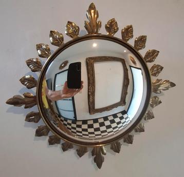 Miroir soleil 37cm belge deknudt convexe années 70. beschikbaar voor biedingen