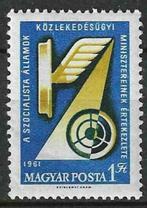 Hongarije 1961 - Yvert 1453 - Post in de Volksrepubliek (PF), Timbres & Monnaies, Timbres | Europe | Hongrie, Envoi, Non oblitéré