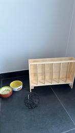 Hooirek, hooibal en voederbakjes, Ophalen, Zo goed als nieuw