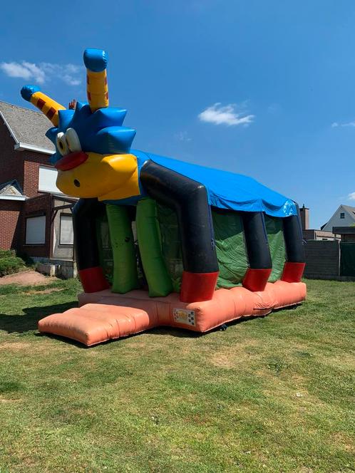 Groot springkasteel te koop, Hobby en Vrije tijd, Feestartikelen | Verhuur, Gebruikt, Ophalen