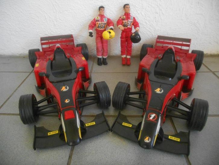 F1-raceauto - Action-Man (speelgoed) HASBRO Vintage1980 65cm, Kinderen en Baby's, Speelgoed |Speelgoedvoertuigen, Ophalen of Verzenden