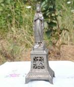 §  vierge a la couronne sur socle en regule, Antiek en Kunst, Ophalen of Verzenden