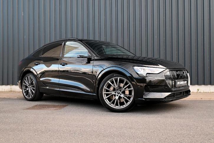 E-tron 55 SB S-Line ACC-HUD-DCC-Pano-Cam-Trekh-BTW-B&O, Auto's, Audi, Bedrijf, Te koop, e-tron, 4x4, ABS, Achteruitrijcamera, Adaptieve lichten