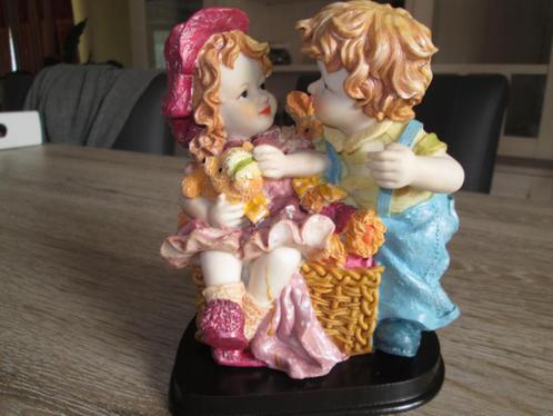 Décoration représentant un couple d’enfants   ., Huis en Inrichting, Woonaccessoires | Overige, Zo goed als nieuw, Ophalen of Verzenden