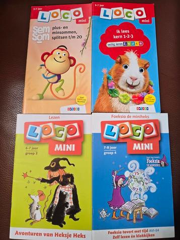 4 boekjes mini loco 5 - 8 jaar, Ophalen of Verzenden, Zo goed als nieuw