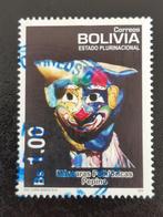 Bolivia 2010 - folkloristisch masker, Ophalen of Verzenden, Zuid-Amerika, Gestempeld