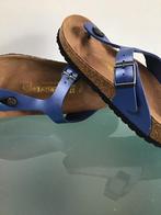 Gratis Verzenden | Birkenstock Gizeh blauwe slippers 37, Kleding | Dames, Slippers, Zo goed als nieuw, Birkenstock, Verzenden