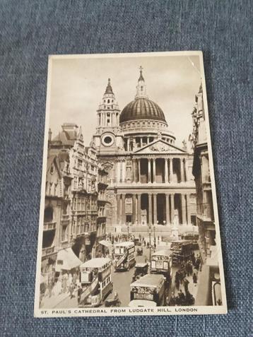 oude postkaart London Ludgate Hill  beschikbaar voor biedingen