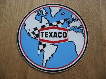 Vintage Sticker Texaco  14,5 cm beschikbaar voor biedingen