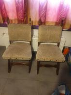 A vendre 6 chaises rembourrées + 1 table ronde !!, Antiquités & Art, Enlèvement