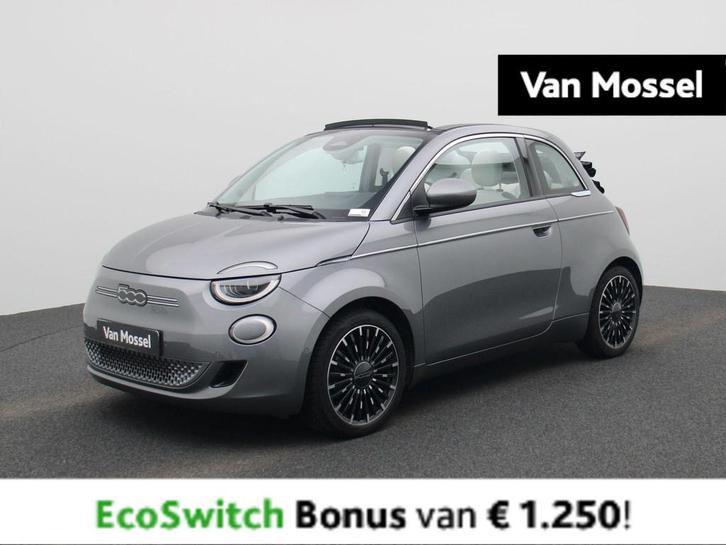 Fiat 500C 500e 42 kWh La Prima, Auto's, Fiat, Bedrijf, Te koop, 500C, 360° camera, Adaptive Cruise Control, Airconditioning, Bluetooth