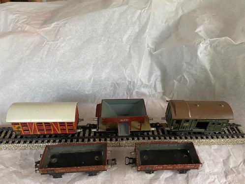 Märklin : serie 300: 5 goederenwagons, Hobby en Vrije tijd, Modeltreinen | H0, Gebruikt, Wagon, Wisselstroom, Märklin, Analoog