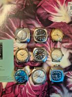 Verzameling vintage horloges mechanisch, lot antieke watches, Verzenden, Gebruikt, Zilver, Astrolux, Swissam, Indusa, Timex, Atoma, Kelton, Diehlt Nivia
