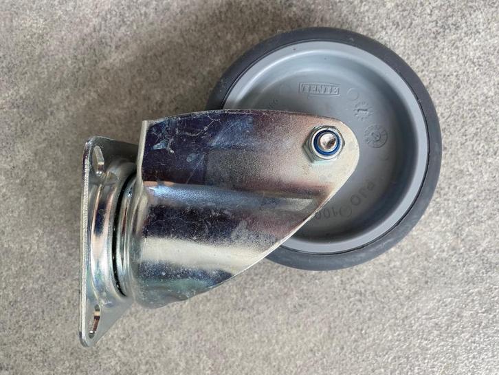 Set van 10 stevige zwenkwielen Tente 100 mm diameter, Doe-het-zelf en Bouw, Zwenkwielen, Gebruikt, Ophalen