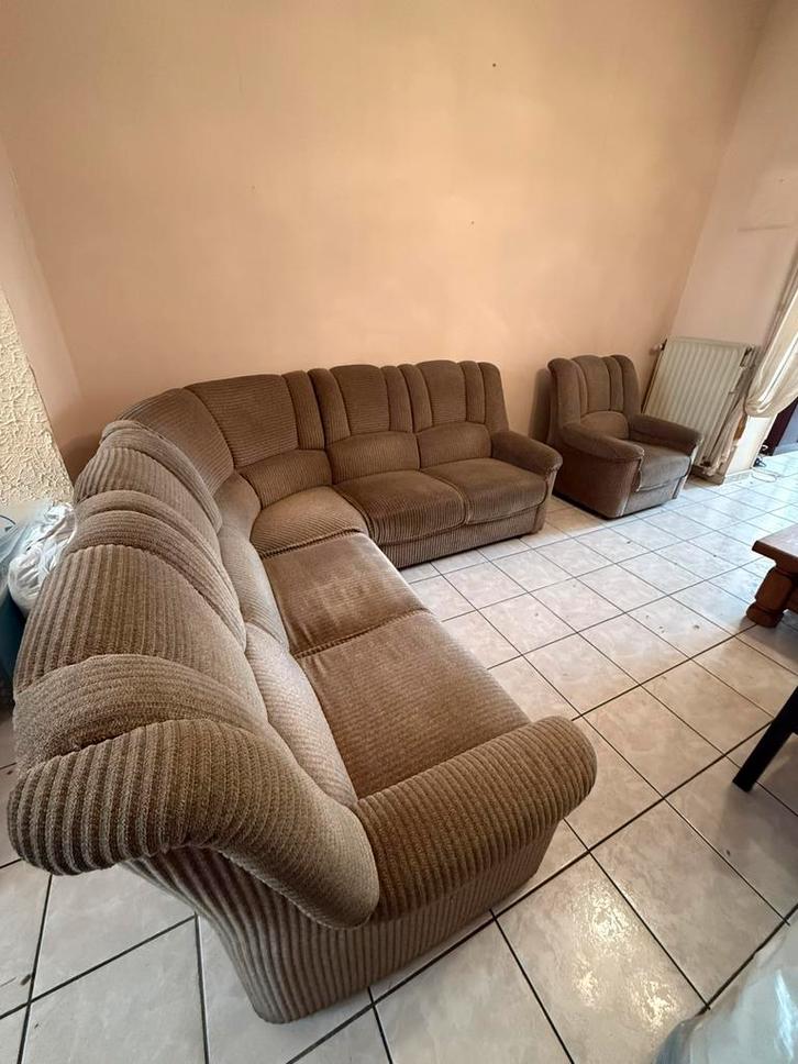 Salon d’angle, Maison & Meubles, Canapés | Coins salons complets, Utilisé, Enlèvement