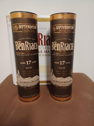 Whisky: Benriach 17 y Septendecim €125/stuk beschikbaar voor biedingen