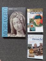3 boeken over kunst; Michelangelo, Van Gogh, Etruschi,, Verzenden, Gelezen, Schilder- en Tekenkunst