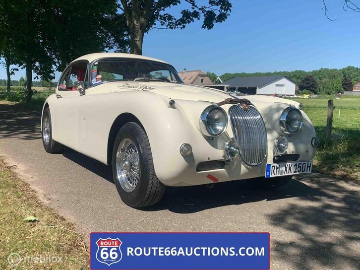 Jaguar XK150 Coupe | 1960 | Route 66 Auctions, Auto's, Oldtimers, Bedrijf, Te koop, Jaguar, Benzine, Overige carrosserie, Handgeschakeld