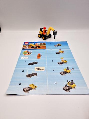 Lego City 30312 Demolition Driller  beschikbaar voor biedingen