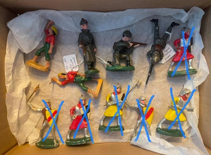 Oud speelgoed kerstbeeld piraat rus napoleon paard ruiter, Antiquités & Art, Antiquités | Jouets, Enlèvement