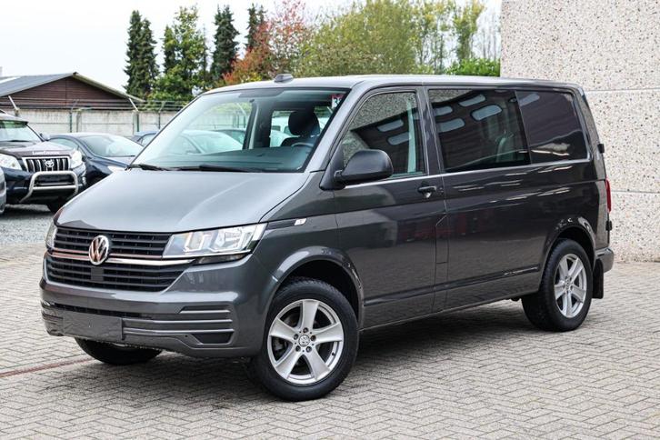 Volkswagen T6 Transporter AUTOMAAT*DUBBEL-CABINE*BTW-WAGEN*, Auto's, Volkswagen, Bedrijf, Te koop, Transporter, ABS, Airbags, Airconditioning