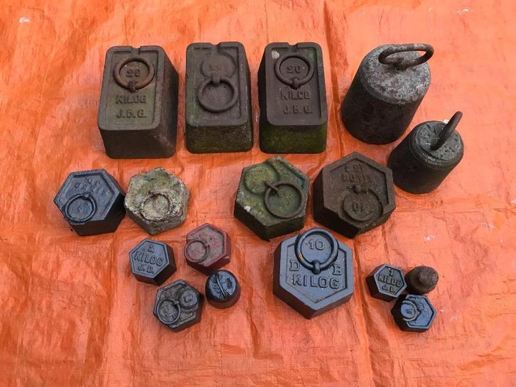 oude gewichten, Antiek en Kunst, Antiek | Gereedschap en Instrumenten, Ophalen