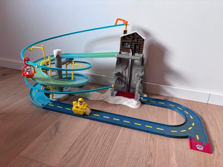 PAW Patrol Roll Patrol Rubble's Mountain Rescue speelset, Kinderen en Baby's, Speelgoed | Racebanen, Gebruikt, Racebaan, Elektrisch