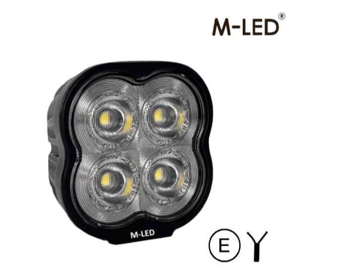 Mobisuv M-LED werklamp 4 leds 20W E-keur, Auto-onderdelen, Verlichting, Nieuw, Verzenden