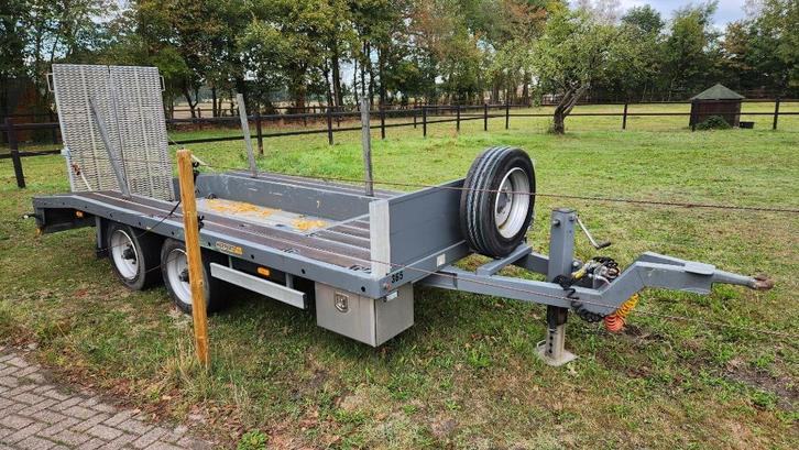 AHW v hijskraan ballast tractor heftruk minigraver, Auto diversen, Aanhangers en Bagagewagens, Zo goed als nieuw, Ophalen