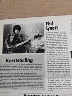 Knipsels overlijden PHIL LYNOTT (THIN LIZZY) 1986, Verzamelen, Tijdschriften, Kranten en Knipsels, Ophalen of Verzenden, 1980 tot heden