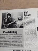 Knipsels overlijden PHIL LYNOTT (THIN LIZZY) 1986, Knipsel(s), Ophalen of Verzenden, 1980 tot heden