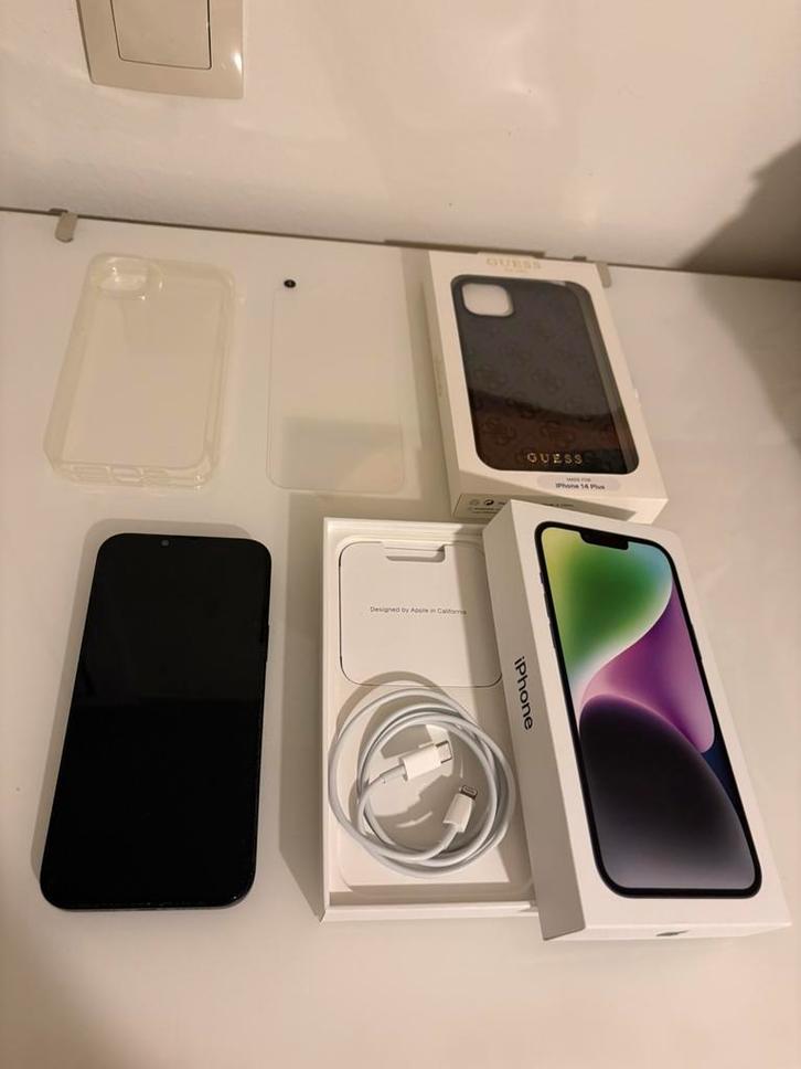 Iphone 14 plus 128GB, Telecommunicatie, Mobiele telefoons | Apple iPhone, Zo goed als nieuw, 128 GB, Zonder abonnement, Zonder simlock
