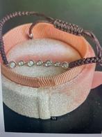 gouden armband, Bijoux, Sacs & Beauté, Bracelets, Avec pierre précieuse, Or, Enlèvement ou Envoi, Blanc