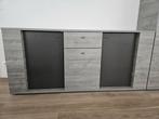 Buffet et bar en bois gris, Ophalen, Gebruikt