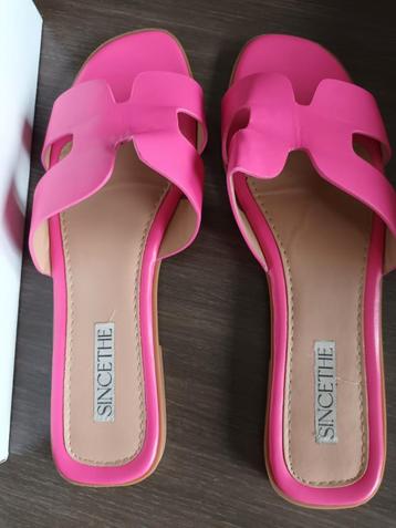 Roze slippers