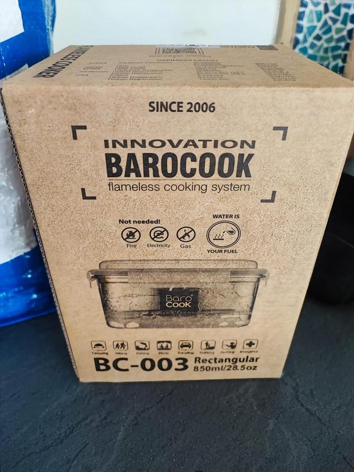 BAROCOOK koken zonder vuur, Caravans en Kamperen, Tenten, Nieuw, Ophalen
