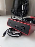 Rode NT1 Signature Red + Focusrite Scarlett 2i2 | set, Muziek en Instrumenten, Ophalen, -, -, Zo goed als nieuw