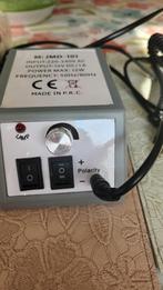Nagelvrees Nagelvrees met voetpedaal en accessoires, Elektronische apparatuur, Ophalen of Verzenden, Zo goed als nieuw, Hand- en Voetverzorging