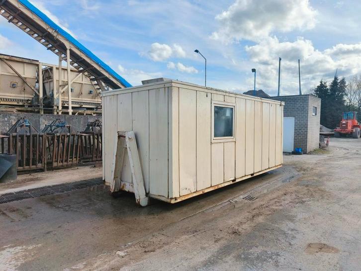 Werfkeet met slede, Bricolage & Construction, Abris de chantier & Baraques de chantier, Utilisé, Enlèvement