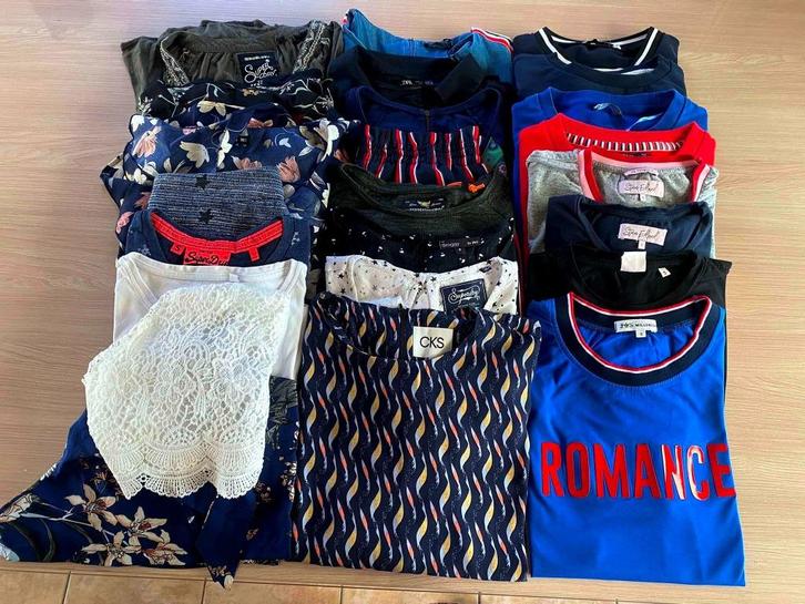 kledingpakket  - maat s / small - 24 stuks, Kleding | Dames, Dames-kledingpakketten, Gedragen, Maat 36 (S), Ophalen of Verzenden