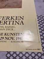 Vintage Poster Europalia 87 Osterreich: Meesterwerken uit de, Verzamelen, Deurposter of groter, Ophalen of Verzenden, Reclame