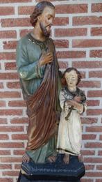 groot heiligenbeeld "Jozef met kindje Jezus"., Antiek en Kunst, Ophalen